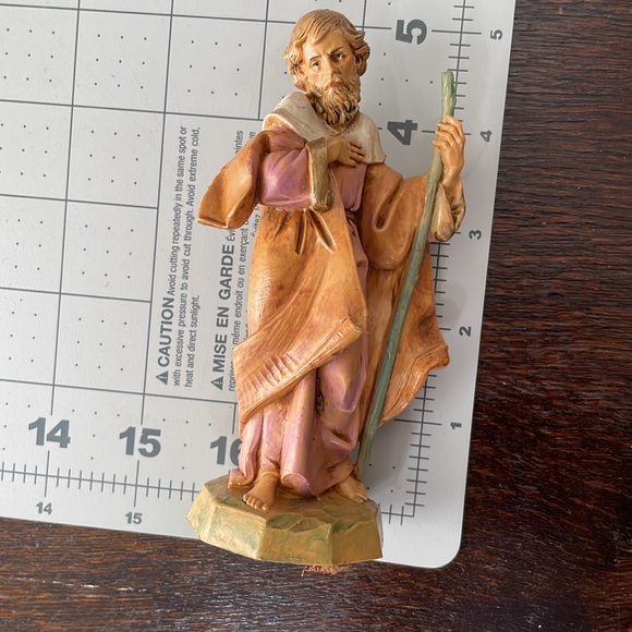 Fontanini by Roman, c1991 Nativity Scene, incl Baby Jesus, Mary, Joseph & manger - Picture 7 of 16